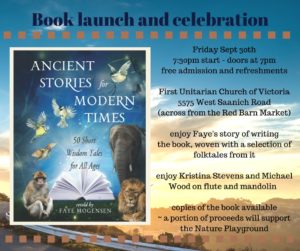 Book launch and celebration poster